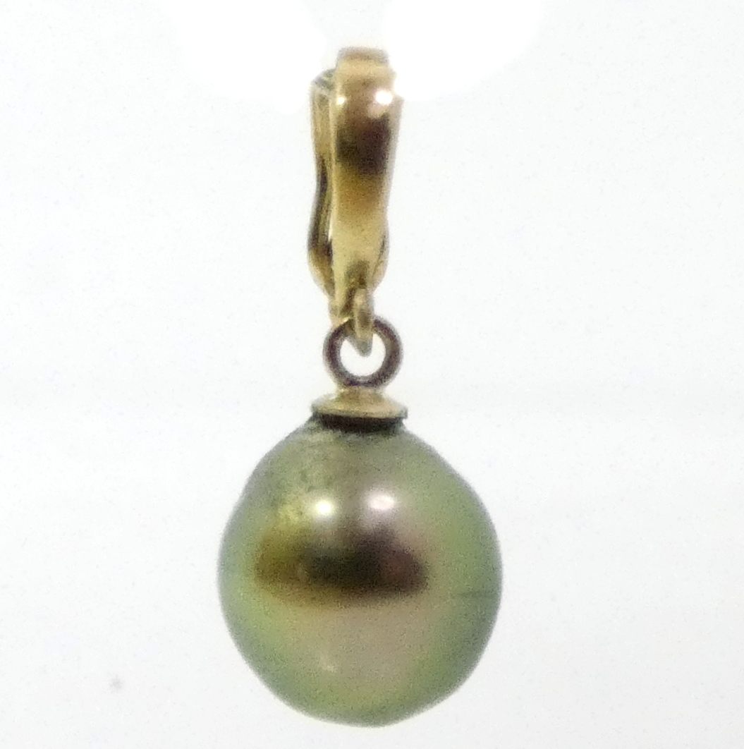 Pistachio and Pink Tahitian Pearl Enhancer